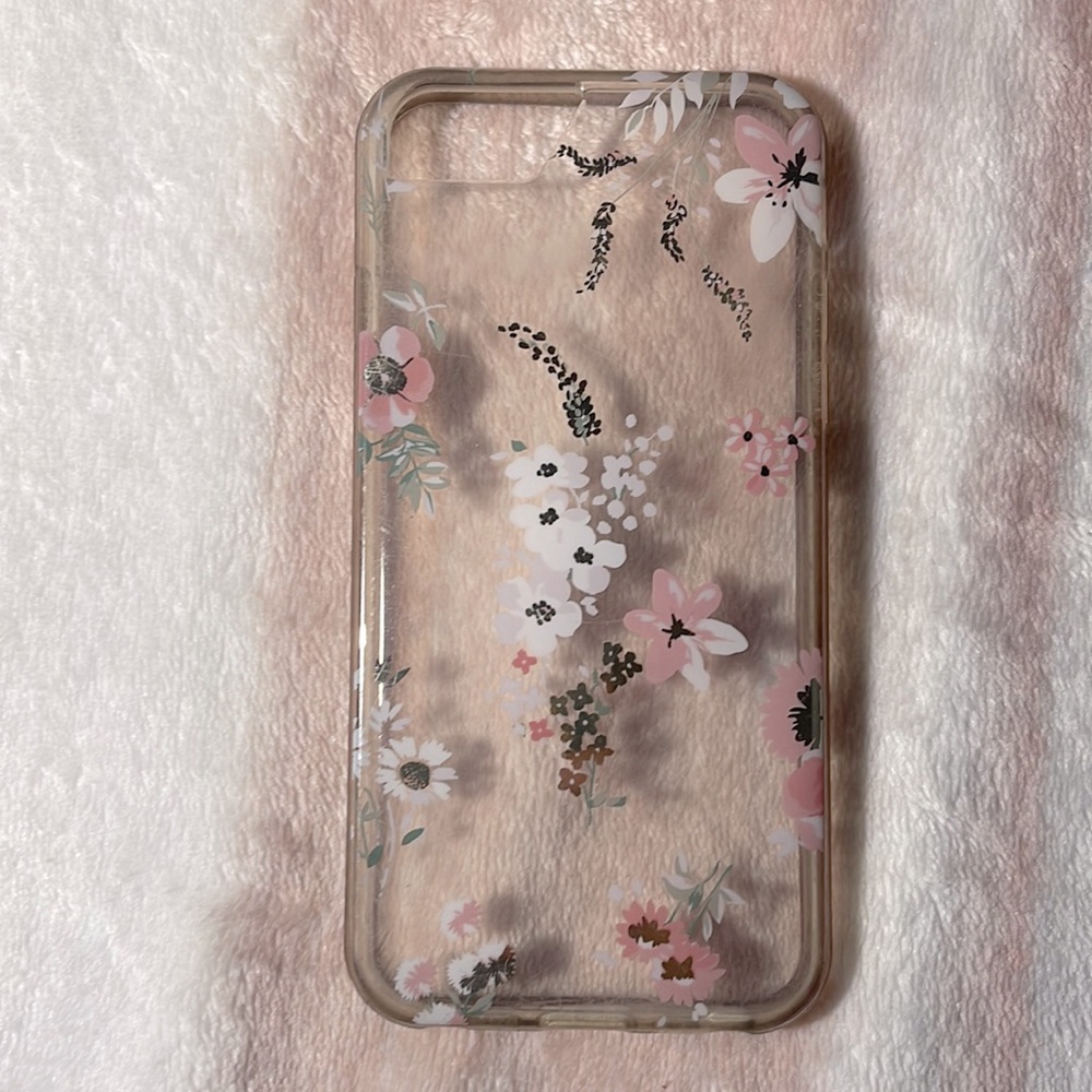 Clear Floral iPhone 7/8 Case